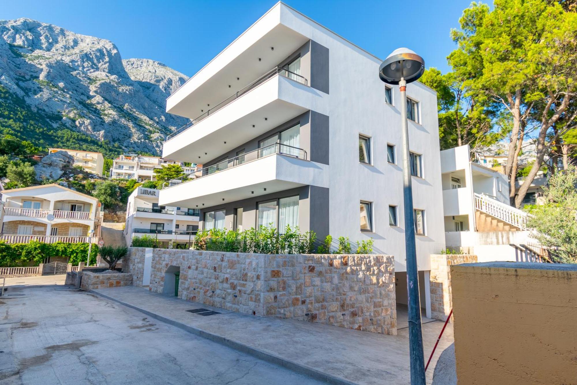Apartmani Pino 1 Baška Voda Eksteriør billede